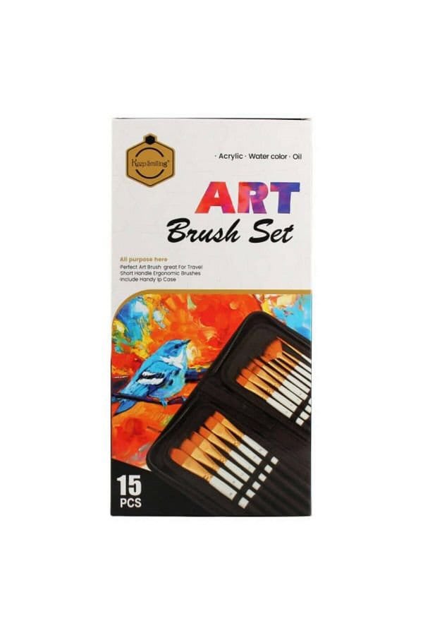 Keep Smiling Brush Set of 15 with box