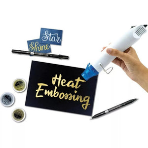 Heat Gun, Mini Hot Air Gun for DIY Crafts Portable Heat Air Gun Tool for Embossing Shrink Wrapping Drying Paint 220V