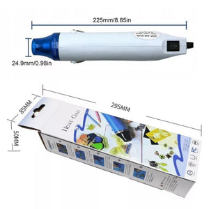 Heat Gun, Mini Hot Air Gun for DIY Crafts Portable Heat Air Gun Tool for Embossing Shrink Wrapping Drying Paint 220V