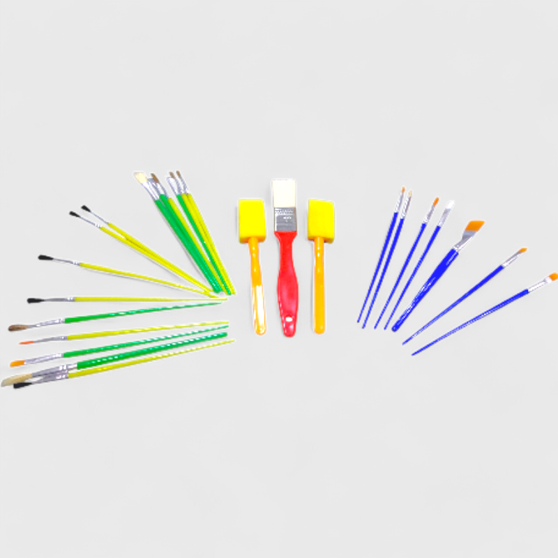 Artist's Series Artist Brush Set 25 Pieces Paint & Foam Brush Kit