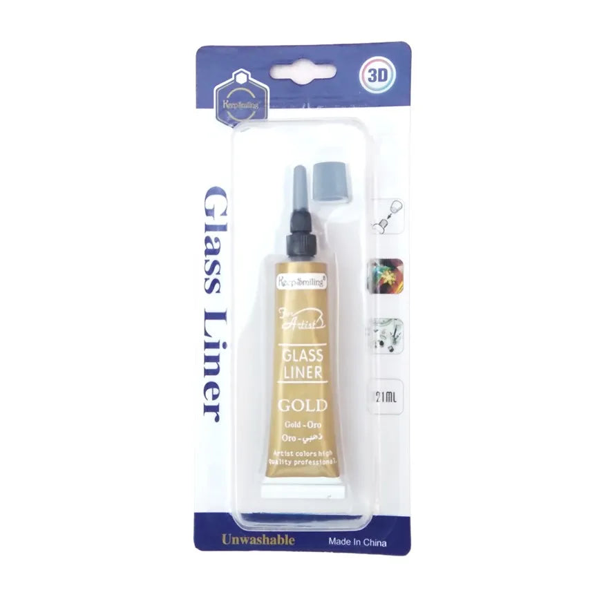 Keep Smiling 3D Glass Liner Unwashable 21mL for Resin Art