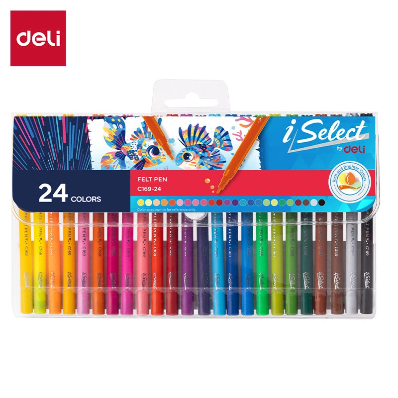 Deli Felt Pen 12 and 24