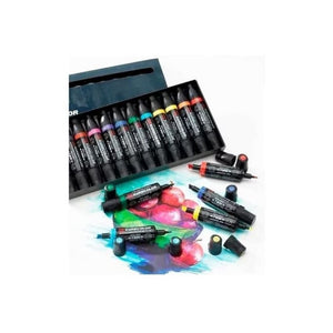 Zig Kurecolor Markers Set Of 12 Brilliant Colors