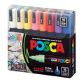 8 Pcs Uni Posca Marker PC-5M Acrylic Waterproof Permanent Graffiti Paint Pen for Rock Mug Ceramic Glass Wood Fabric Painting Supplies
