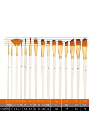 Keep Smiling Brush Set of 15 with box