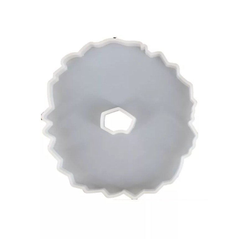 Geode Coaster DIY Resin Silicone Mold 5 Inch