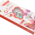 Oil Color 6ml Tube With Brush Set Of 10 Pcs - Multi Color