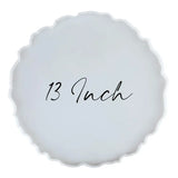 13 Inch Irregular Round Nikah Plaque Tray DIY Resin Silicon Mold