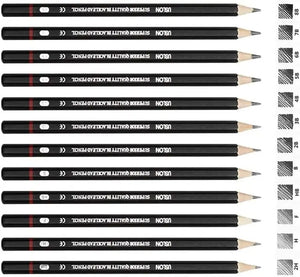 Artist Graded Pencil Set of 12 | Professional Sketching & Drawing Pencils