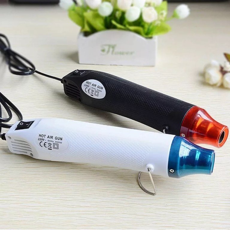 Heat Gun, Mini Hot Air Gun for DIY Crafts Portable Heat Air Gun Tool for Embossing Shrink Wrapping Drying Paint 220V