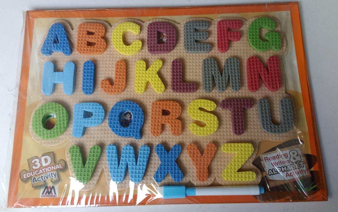 WHITE BOARD, LEARNING ACTIVETY FOR KIDS WITH FREE ERASEABLE MARKER + ERASER