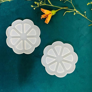 Flower Coaster Silicone Mold – Epoxy Resin Mold for Crafts