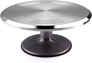 Cake Turntable Set – Smooth 360° Rotation for Perfect Decorating