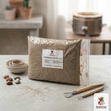 Natural Mud Clay 2kg Bag for Pottery, Arts & Crafts – High Quality Fine Clay for School Projects & Modeling | Nazar Brothers