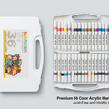 Ziizo Acrylic Marker Pen 36 , 48 Color Set