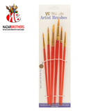 Paint Brushes Set of 6 – Round Brushes for Acrylic Painting