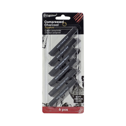 Giorgione Compressed Charcoal Pencil Set – 6pc
