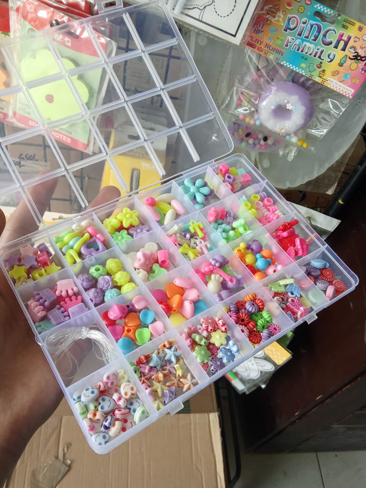 DIY Beads Jewelry Making Set – Creative Craft Kit for Kids, Bracelet & Necklace Maker Toy