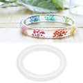 Bracelet Silicone Mold – Round Epoxy Resin Mold for DIY Bangle, Wristlet Keychains, Car Accessories, and Jewelry Making
