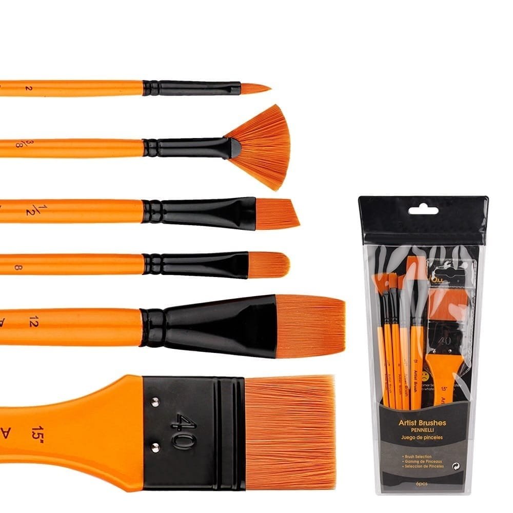 Artist Brushes set of 6