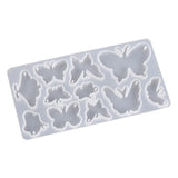 Butterflies Silicone Molds Epoxy Resin with Hole, Butterfly Mold Jewlery Making Keychain