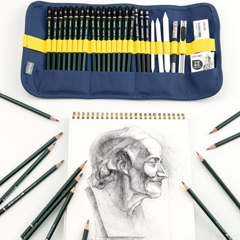 Deli Drawing Set 27 Pcs 58125