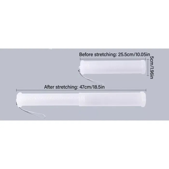 Extendable Plastic Paint Brush Case Long Paint Brush Holder Tube Storage Pencil Container