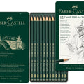 Faber-Castell 9000 Art Set Sketching Pencils 12 Tin Pack