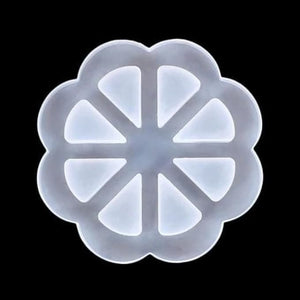 Flower Coaster Silicone Mold – Epoxy Resin Mold for Crafts