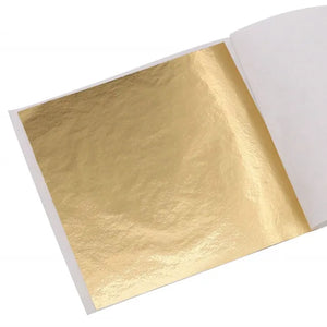 Keep Smiling Gold / Silver  Leaves 25 Pc