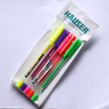 Hauser Gel Pen Neon Color 5 Pcs Set