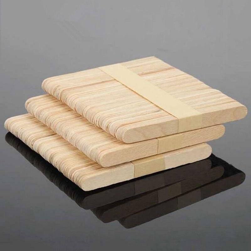 Wooden Ice Cream Sticks Small Pack of 50