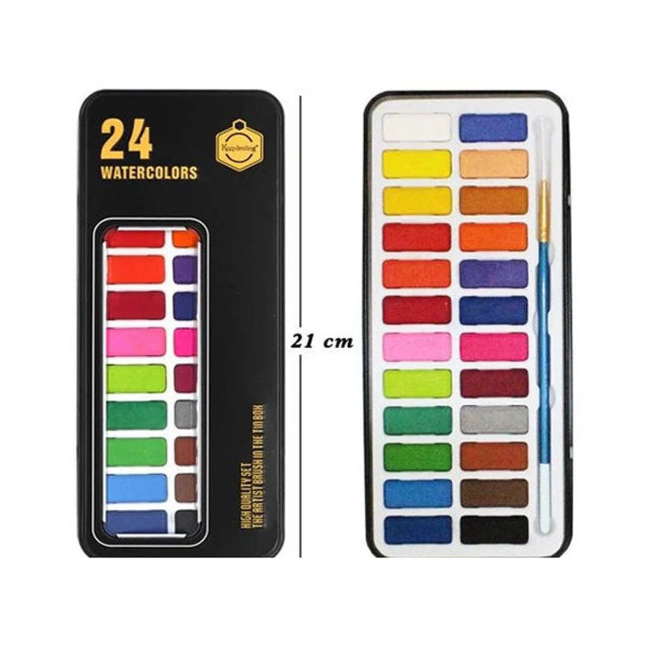 Keep Smiling Series 7129-Water Color Aluminium Tin Pack