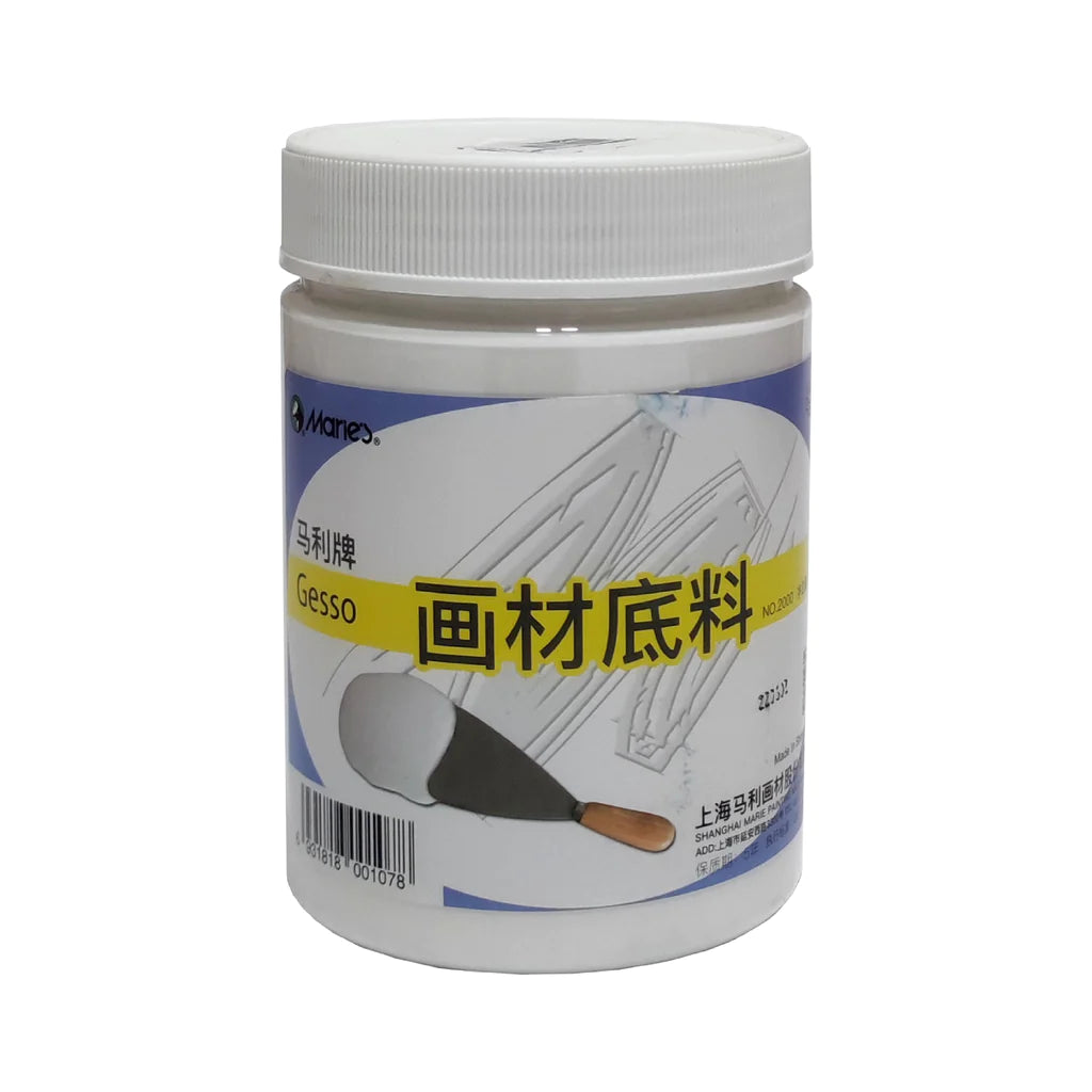 Maries Gesso 500 ml – Premium Acrylic Primer for Canvas & Crafts