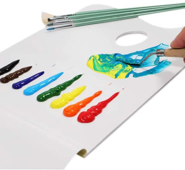Tear-Off Paper Palette | Disposable Mixing Pad for Acrylic & Oil Paints