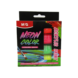 M&G Neon Color – Acrylic Paint – 4 Color