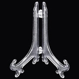 4/6/10 Inches Plastic Easels Plate Holder Picture Frames Photo Book Pedestal Holder Portable Display Stand Stander