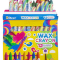 Deer 1-2-013 Wax Crayons 12 Colours