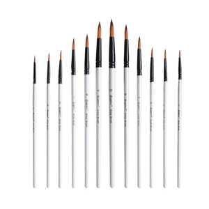 Giorgione Nylon Artist Round Paint Brushes set