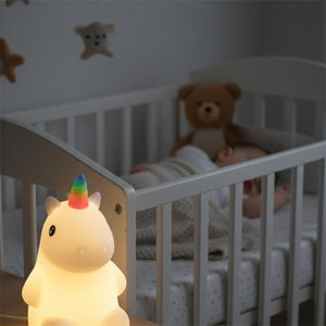 Kids Night Light – Rhinoceros Baby LED Lamp | Soft Silicone Color-Changing Nursery Light | Baby Bedroom & Gift Toy (ZH-125) (Rhinoceros)