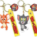 Tom & Jerry keychain for kids. Perfect for school bags, car keys & birthday gifts.