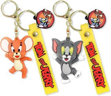Tom & Jerry keychain for kids. Perfect for school bags, car keys & birthday gifts.