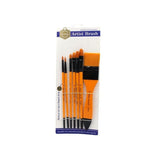 Keep Smiling Acrylic Mixed Paint Brushes Pack of 7 A7001