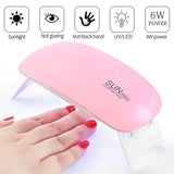 SUNmini Portable 6W Mini UV Lamp 60/120s Timer UV Resin 6 LED Curing Light USB Charge for Resin Art | Nail Art