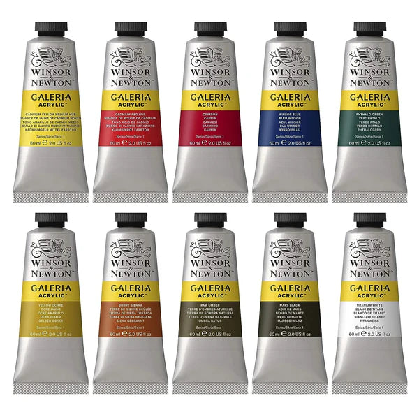 Winsor Newton Galeria Acrylic Colours 60ml Tubes