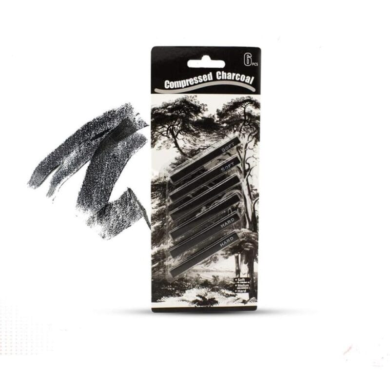 Keep-Smiling-Compressed-Charcoal-Set-of-6