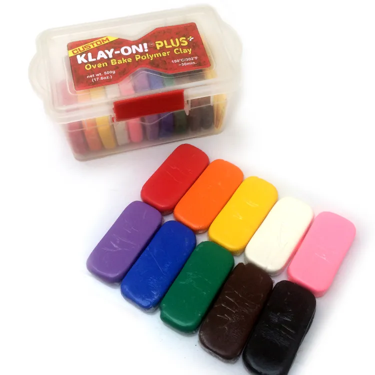 25g Klay On Plus Polymer Clay Oven Bake - Single Bar / Custom Economy Pack 500g