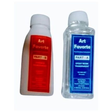 Epoxy Resin And Hardener For Artists 150-G Crystal Clear