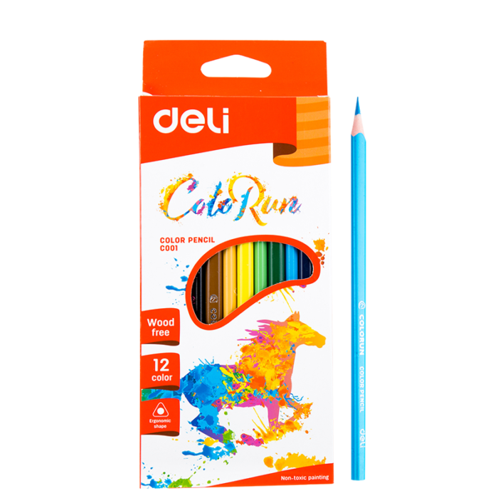 Deli Colored Pencil Set of 12