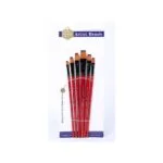 Keep Smiling Flat Brush Set 6pcs A6086F